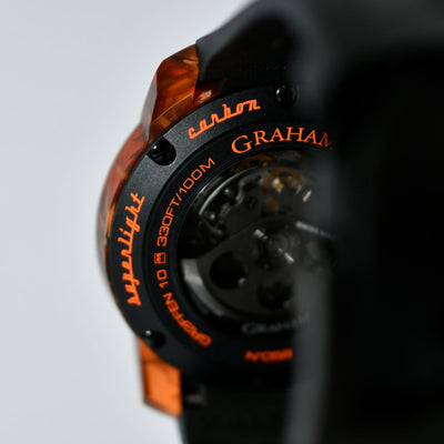 CHRONOFIGHTER SUPERLIGHT CARBON SKELETON - TRANSLUCENT ORANGE