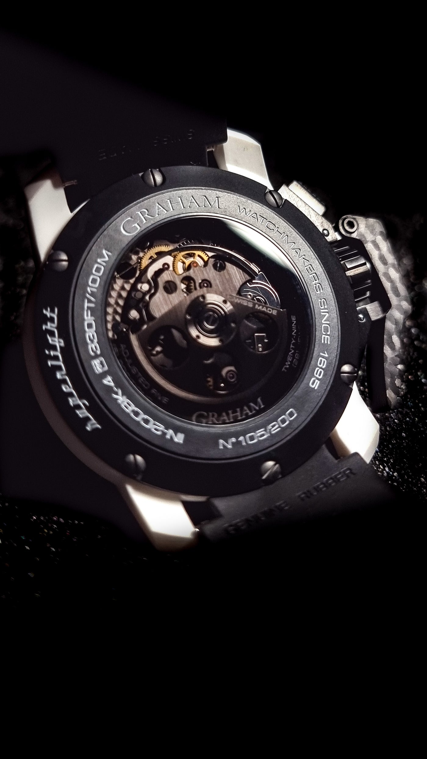 CHRONOFIGHTER SUPERLIGHT CARBON SKELETON WHITE