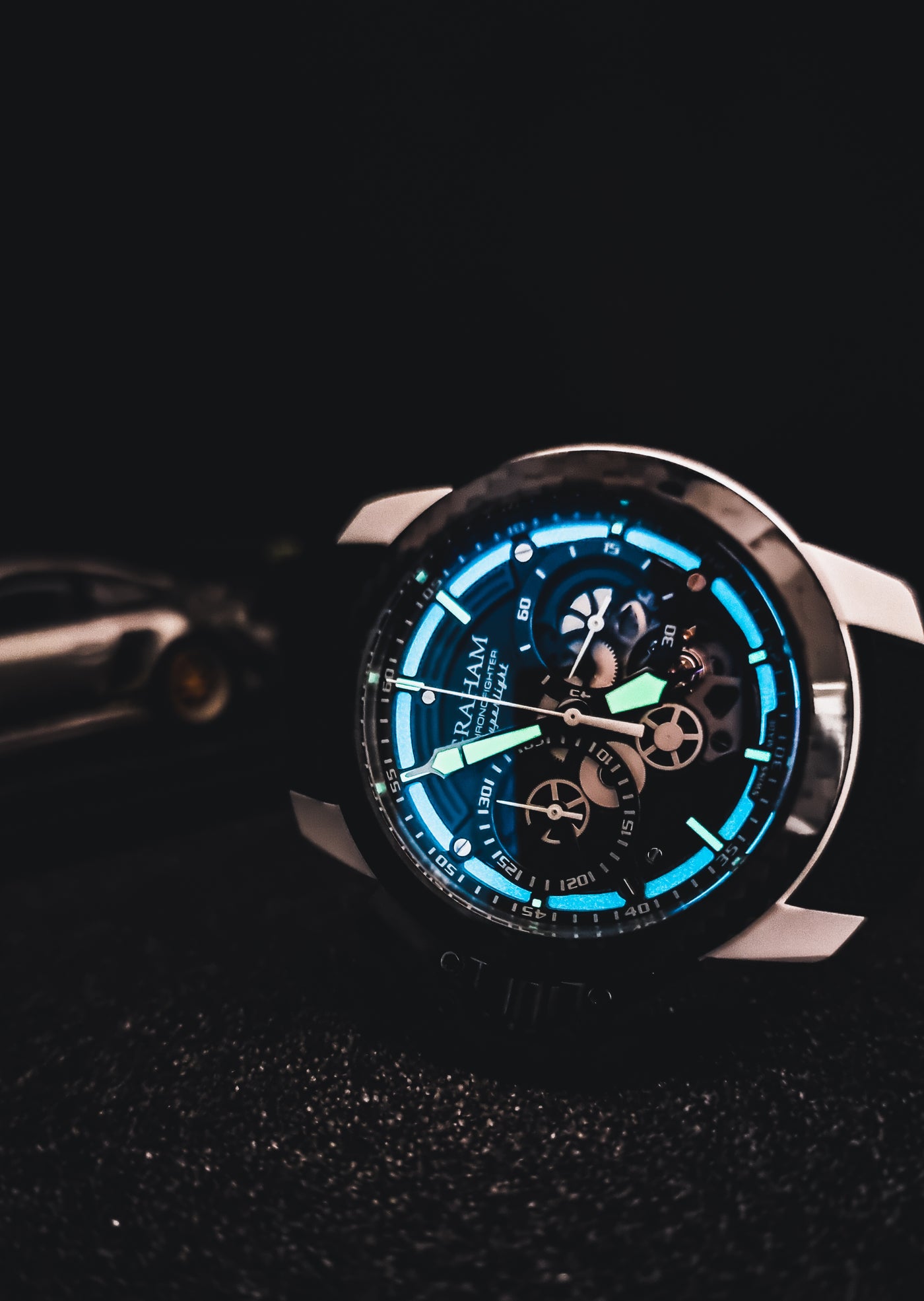 CHRONOFIGHTER SUPERLIGHT CARBON SKELETON WHITE