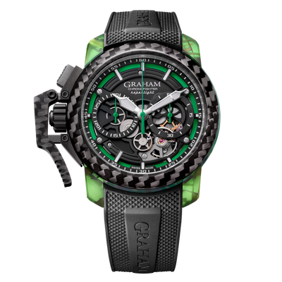 CHRONOFIGHTER SUPERLIGHT CARBON STRIP SKELETON GREEN