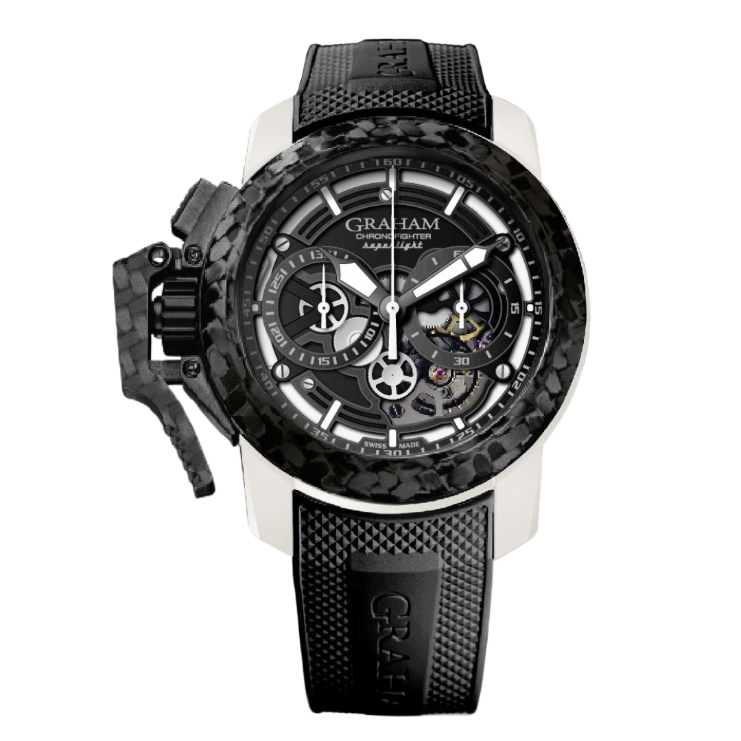 CHRONOFIGHTER SUPERLIGHT CARBON SKELETON WHITE