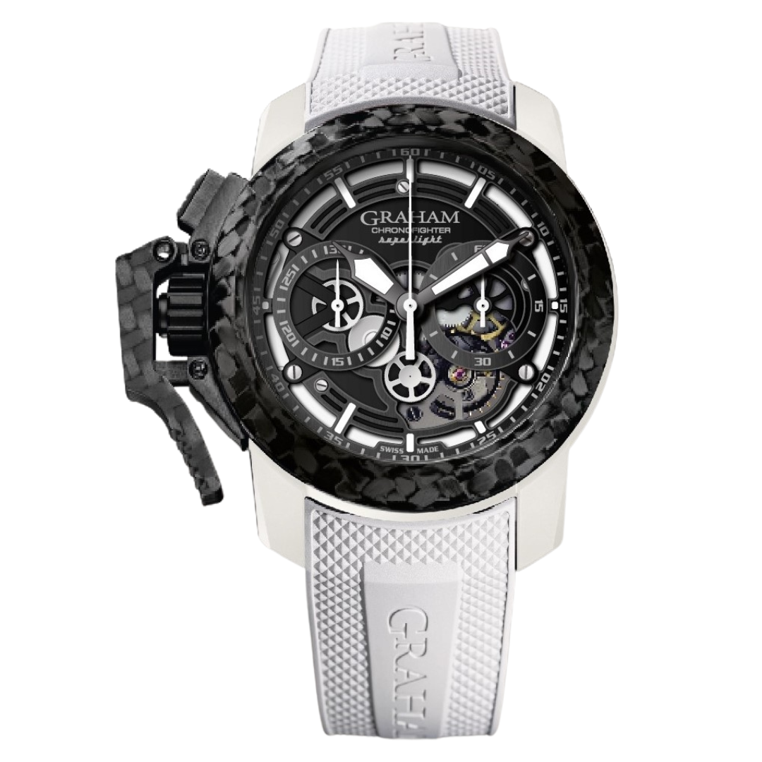 CHRONOFIGHTER SUPERLIGHT CARBON SKELETON WHITE