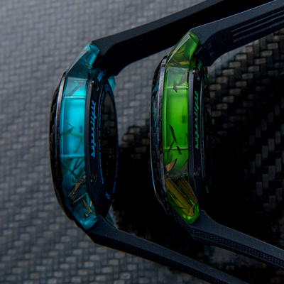 CHRONOFIGHTER SUPERLIGHT CARBON STRIP SKELETON GREEN