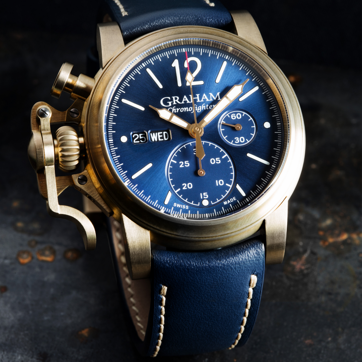 CHRONOFIGHTER VINTAGE BRONZE & BLUE