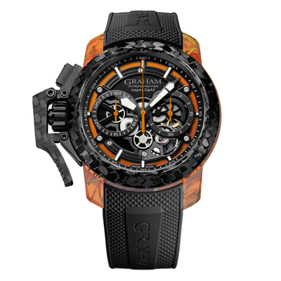 CHRONOFIGHTER SUPERLIGHT CARBON SKELETON - TRANSLUCENT ORANGE