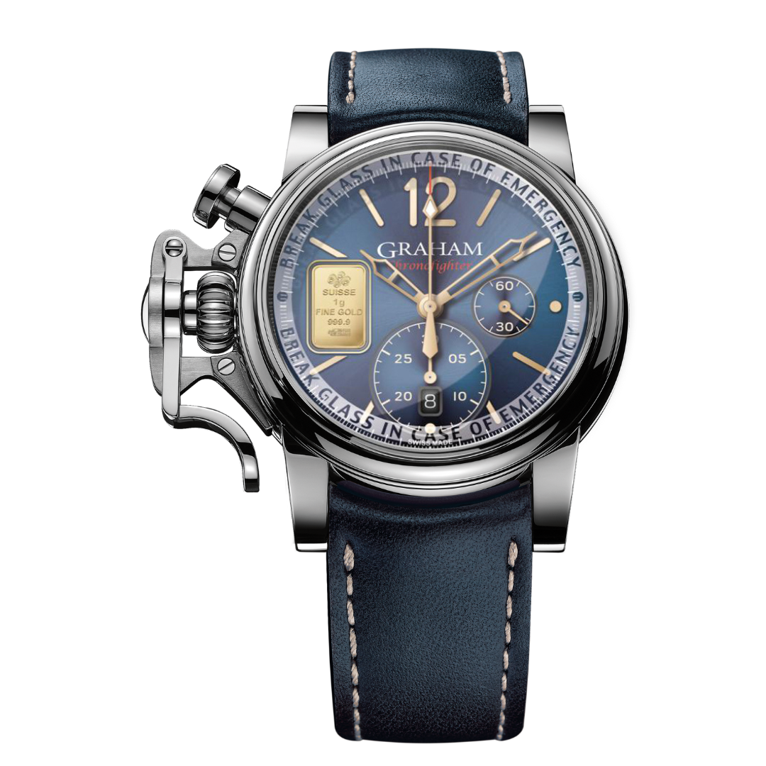 CHRONOFIGHTER VINTAGE GOLD EMERGENCY - BLUE EDITION