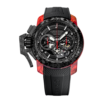 CHRONOFIGHTER SUPERLIGHT CARBON SKELETON - TRANSLUCENT RED