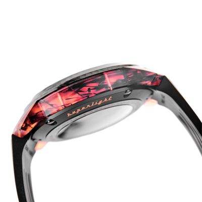 CHRONOFIGHTER SUPERLIGHT CARBON SKELETON - TRANSLUCENT RED