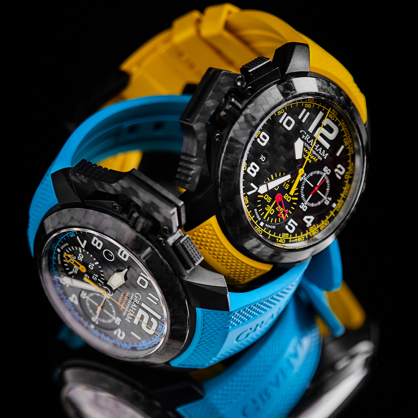 Carbon watch - Chronofighter Superlight Carbon - GRAHAM Watches